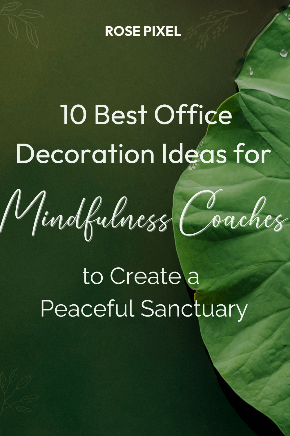 10 Best Office Decoration Ideas for Mindfulness Coaches to Create a Peaceful Sanctuary